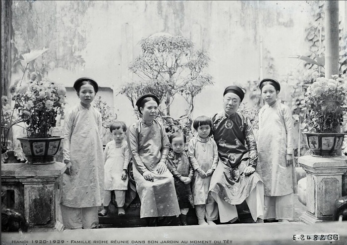 photos Tet Hanoi famille riche