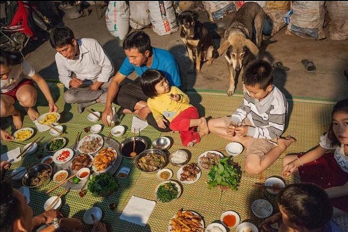 plat vietnamien rats de champs repas