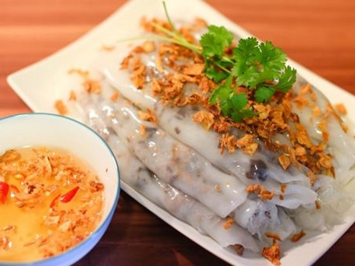 plat cuisine rue Hanoi banh cuon