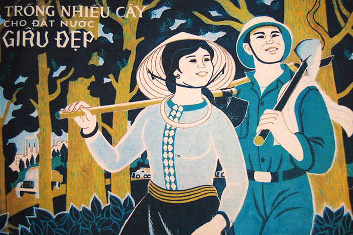idées souvenirs Vietnam Poster de propagande