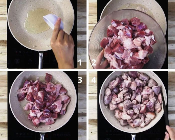 Recette de cuisse de porc en gelée-viande en gelée