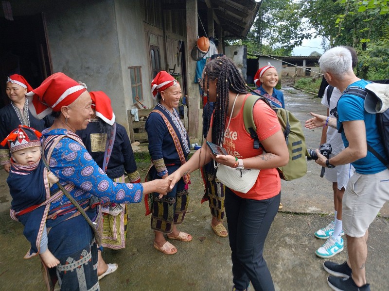 Rencontre locale à Sapa