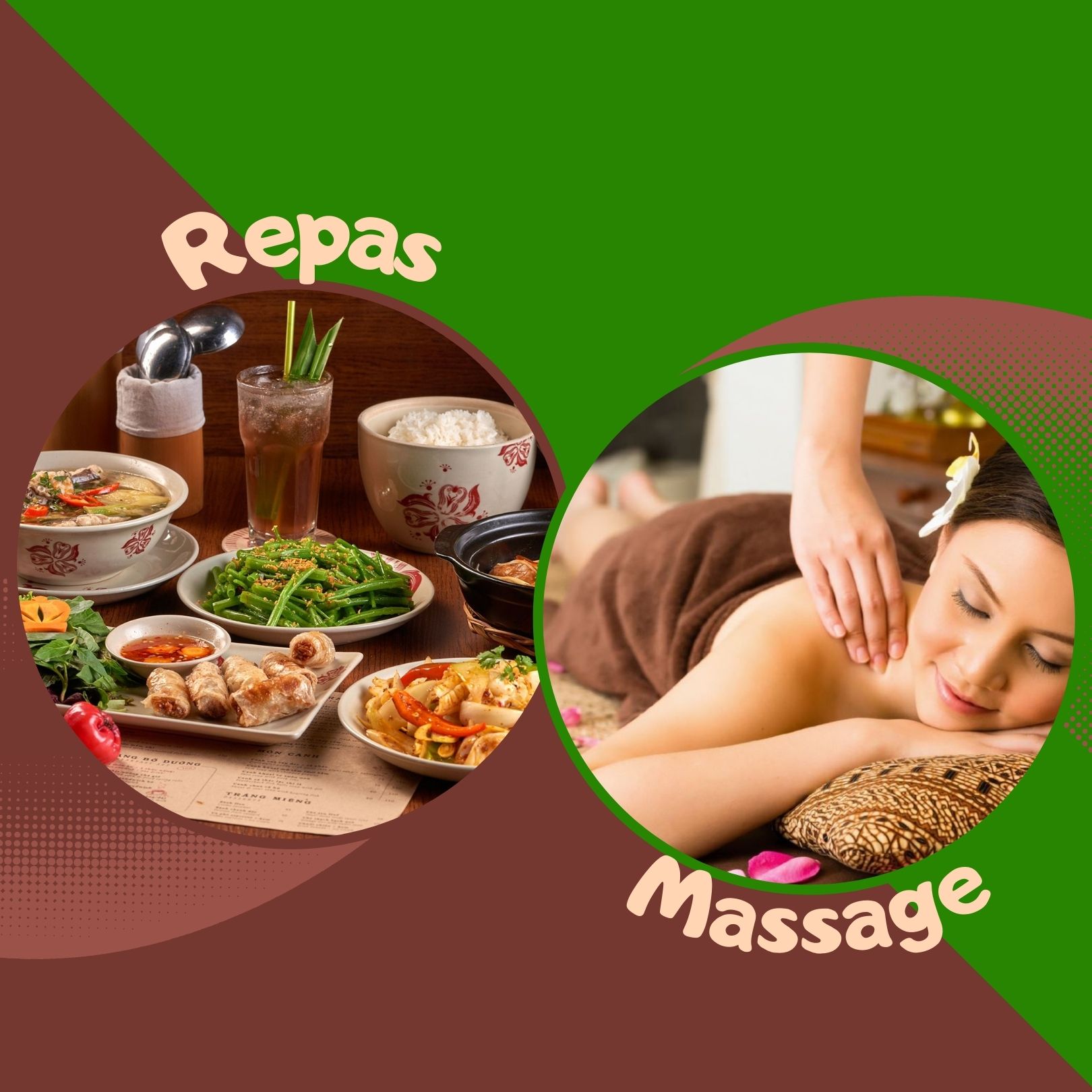 Repas ou massage - offre speciale - Authentik Vietnam