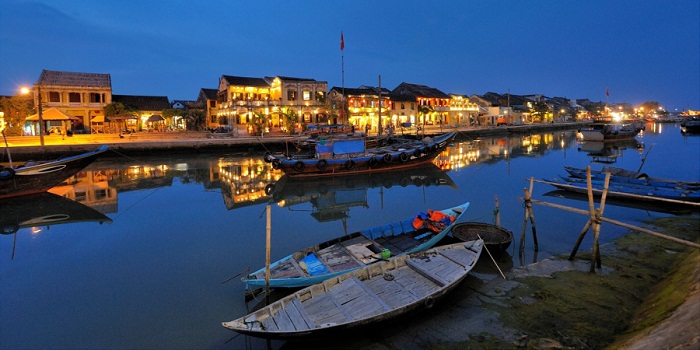riviere Vietnam Hoai bateau