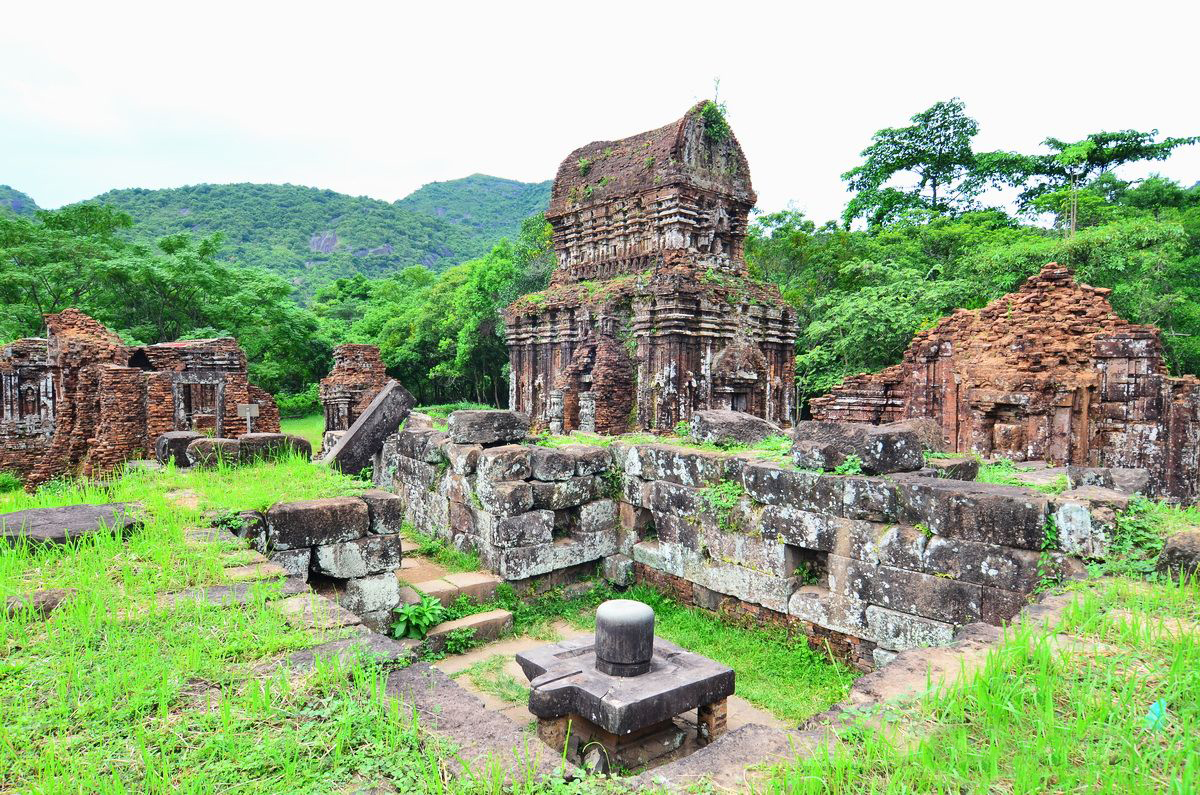 Le sanctuaire de My Son, ancien site religieux du royaume Champa. Photo : Mia 