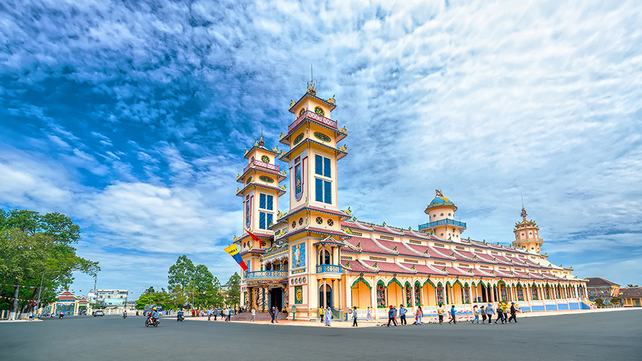 temple de cao dai à Tay Ninh