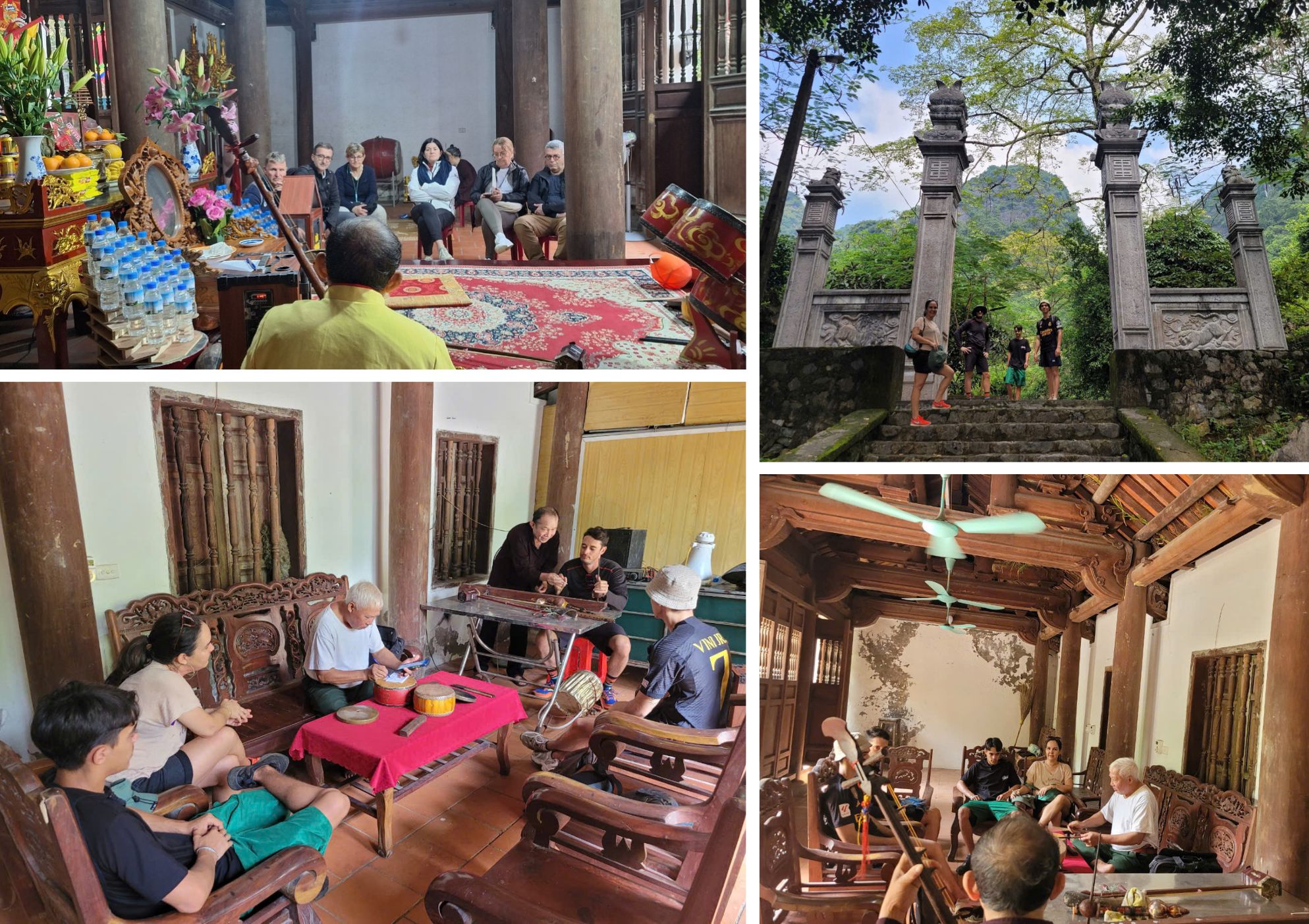 Rencontre des artistes au temples de Thung La