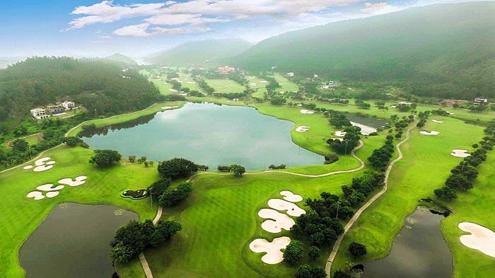 terrain golf Hanoi tam dao resort, circuit golf au vietnam, voyage golf vietnam, séjours de golf Vietnam