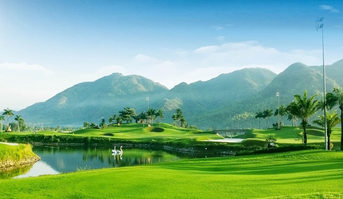 terrain golf Nha Trang diamond bay espace, séjour golf Nha Trang, parcours golf Nha Trang