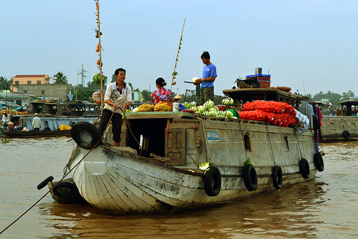 delta du mekong marche flottant