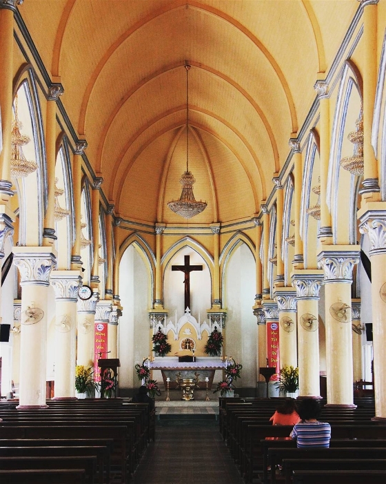 Top 10 des plus belles architectures à Da Lat-L'église du Coq a le nom officiel « la Cathédrale Centrale de Da Lat"-Nha Tho Con Ga Da Lat