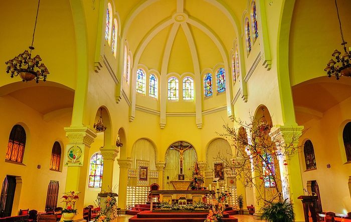 Top 10 des plus belles architectures à Da Lat-L'église du Coq a le nom officiel « la Cathédrale Centrale de Da Lat"-Nha Tho Con Ga Da Lat