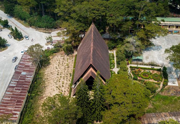 Top 10 des plus belles architectures à Da Lat-L'église Cam Ly-Nho tho Cam Ly