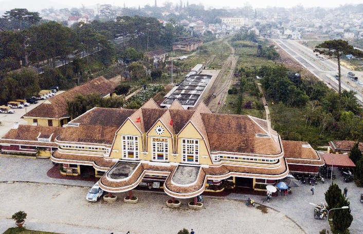 Top 10 des plus belles architectures à Da Lat-la gare Da Lat-Nha ga Da Lat