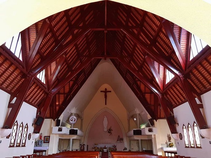 Top 10 des plus belles architectures à Da Lat-L'église Mai Anh-Nha Tho Mai Anh