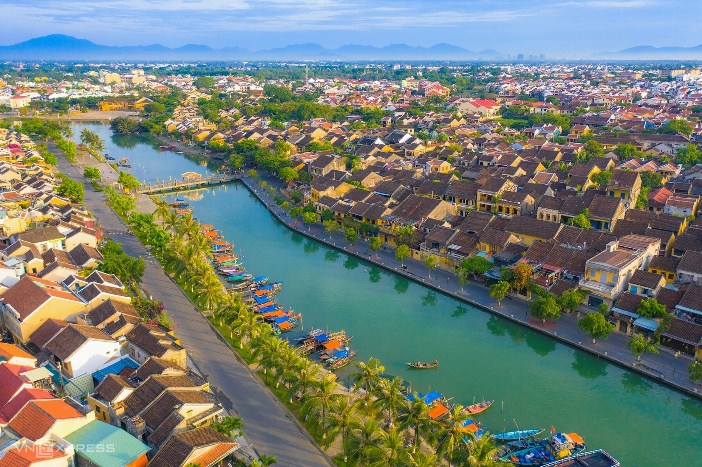 Un aperçu du centre du Vietnam d'en haut