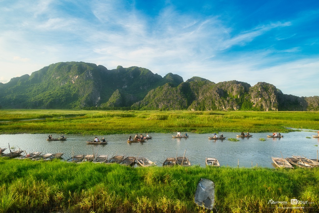 reserve naturelle de Van Long à Ninh Binh