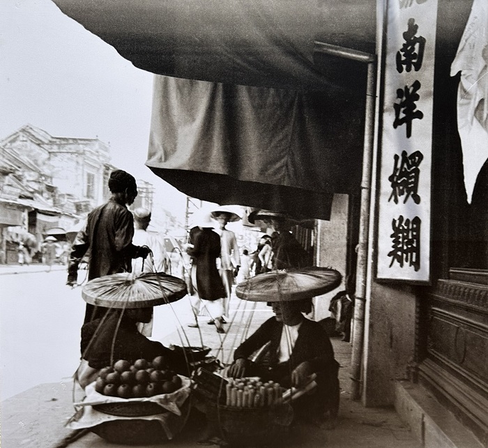 vie commerciale vieux Hanoi photo fruit