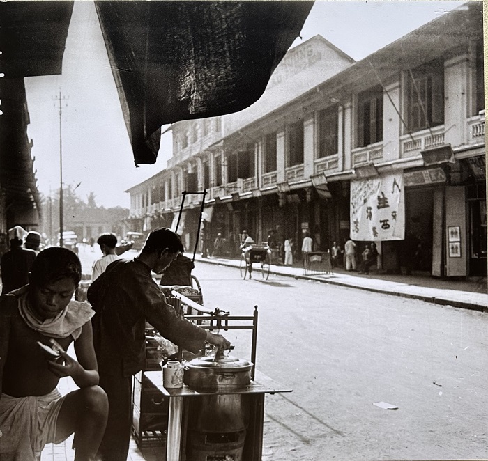 vie commerciale vieux Hanoi photo nourriture