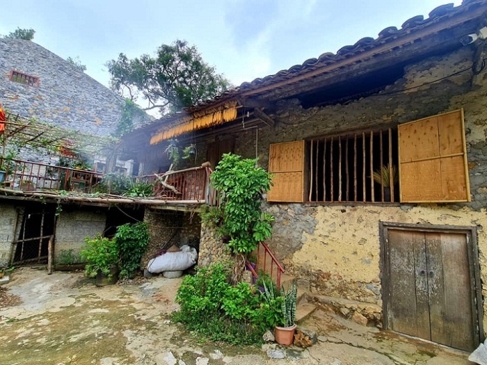 village Khuoi Ky, maison en pierre