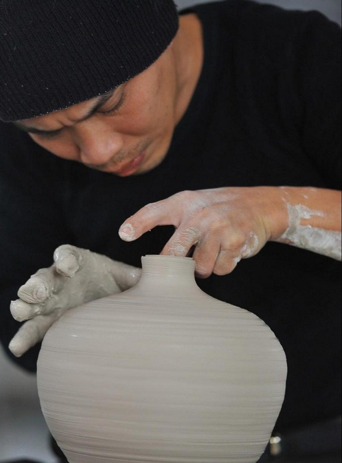 villages artisanat Hanoi Bat Trang vase