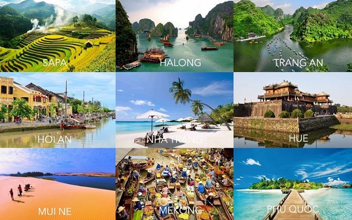 vol Vietnam destinations
