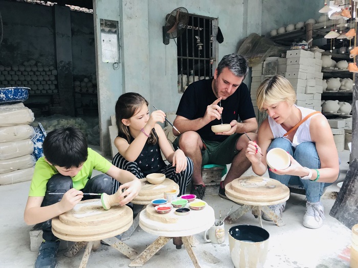 voyage Vietnam avec enfants bat trang