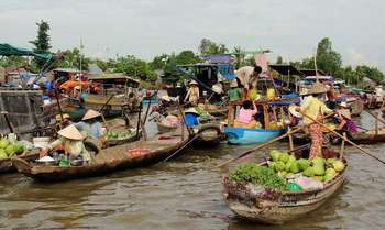 Can Tho - Marché flotant de Cai Rang - Sai Gon (Ho Chi Minh ville)