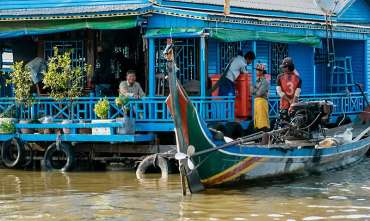 La vie sur le lac Tonlé Sap 